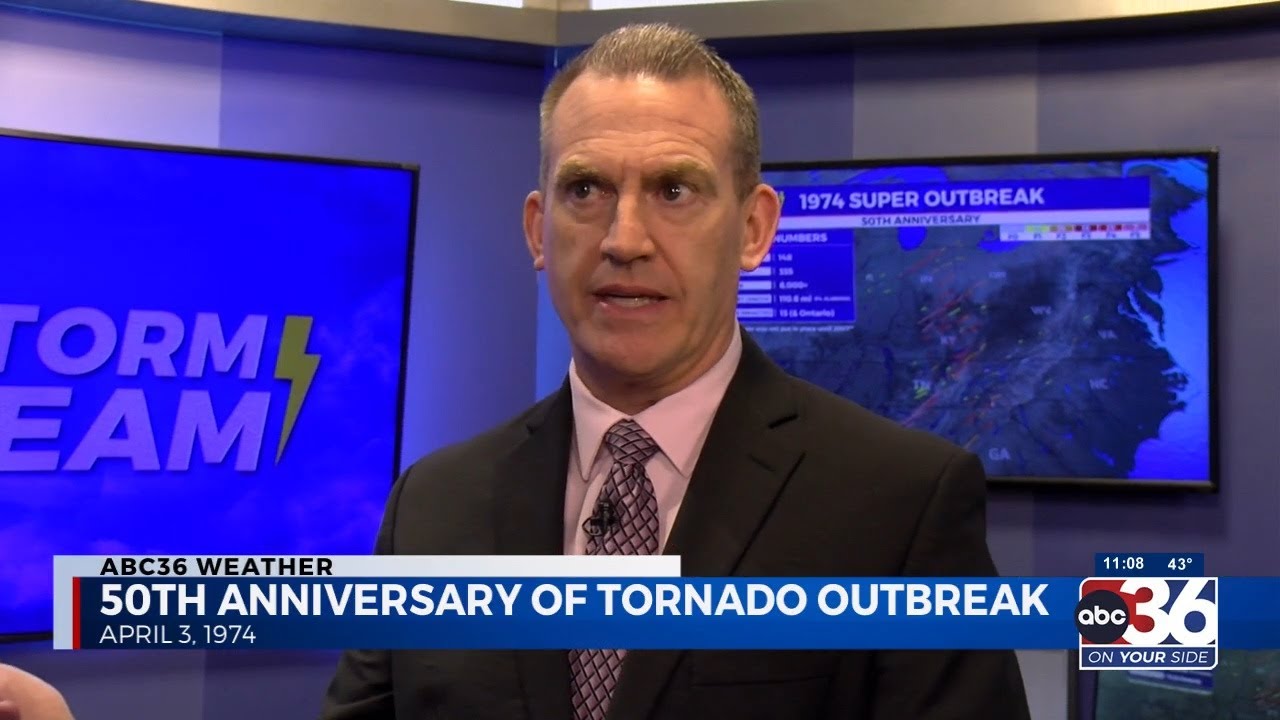 040324 Chief Meteorologist TG Shuck Remembers 1974 Tornado Super Outbreak As Young Boy 50 Years
