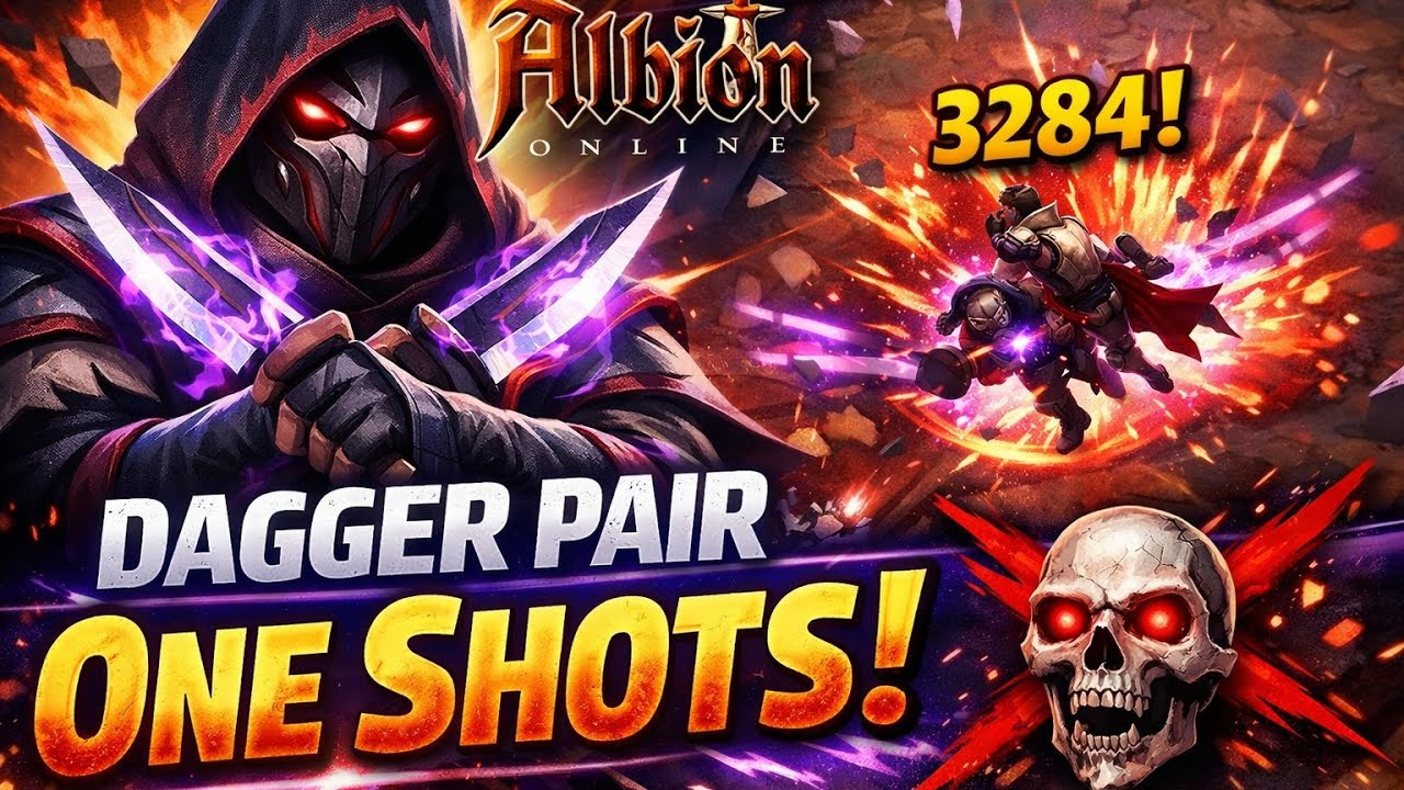 UNSTOPPABLE DAMAGE with DAGGER PAIR | Albion Online