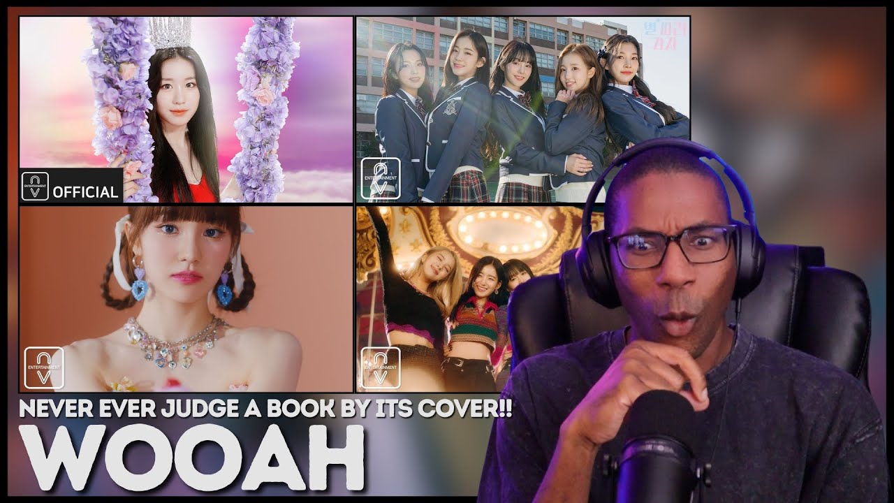 WOOAH | 'woo!ah!', 'Purple', 'Catch The Stars', 'Danger', 'Rollercoaster' MV REACTION