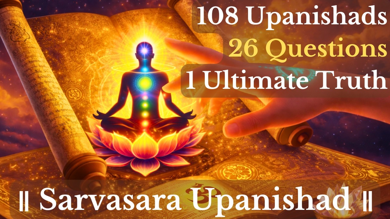 Essence of the 108 Upanishads Explained in Sarvasara Upanishad | 26 Powerful Questions of Vedanta