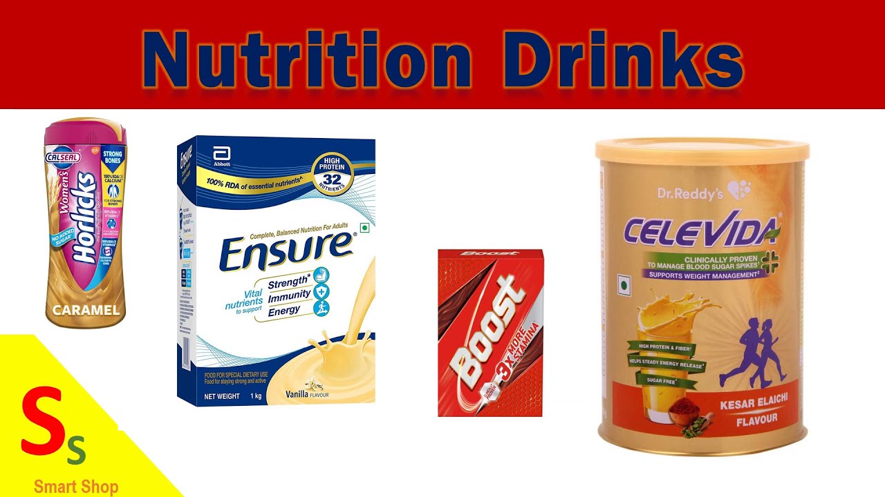✅ 6 Best Nutrition Drinks || Healthy For Men & Women
