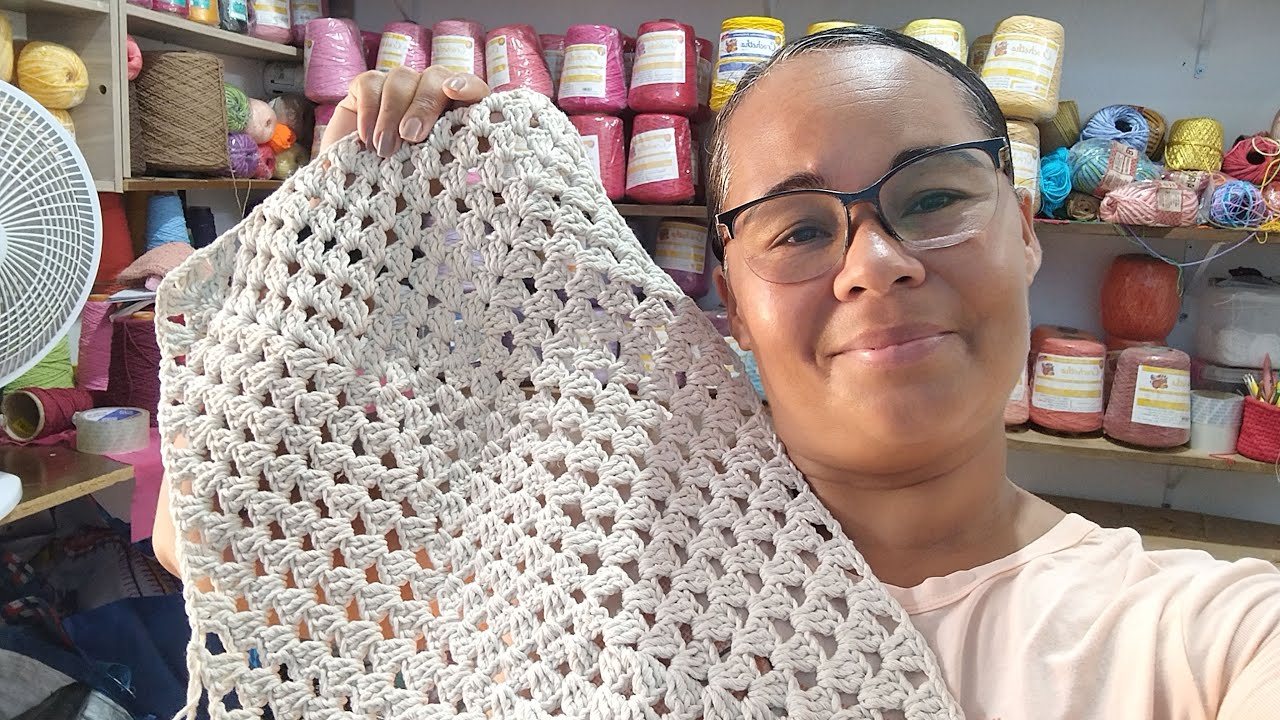 tem crochê e variedades está ao vivo!☺️