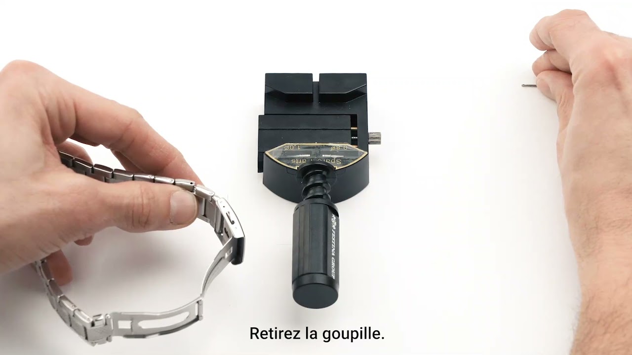Comment raccourcir bracelet montre Festina avec un chasse-goupille?