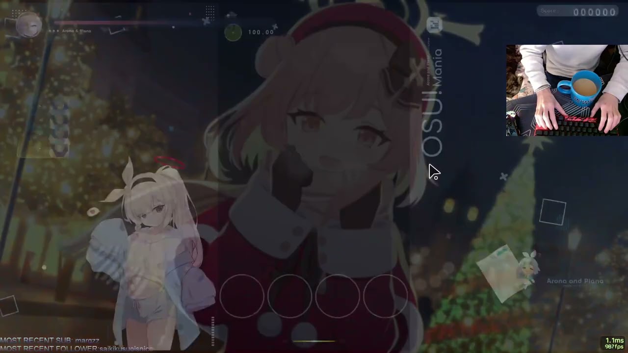 NEW GLASSES! LEARNING OSU!MANIA? DAY 2 !discord FULL VOD 1/7/2026