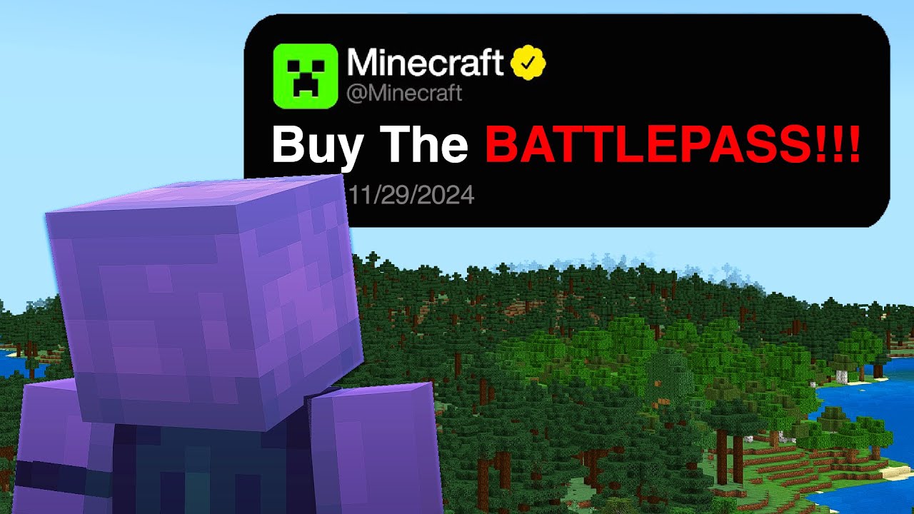 Minecraft Made A Battle Pass... So I Bought It