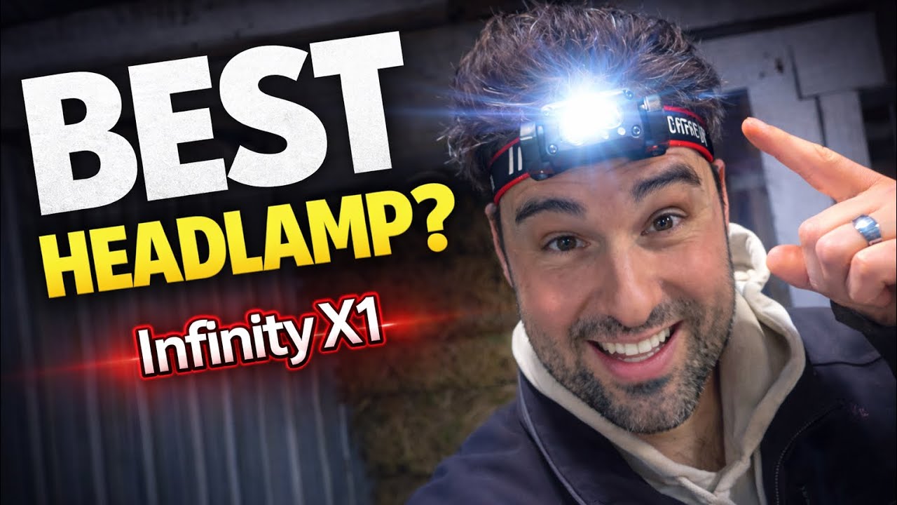 INFINITY X1 - 1500 LUMEN HEADLAMP & 7000 LUMEN FLASHLIGHT - REAL TEST