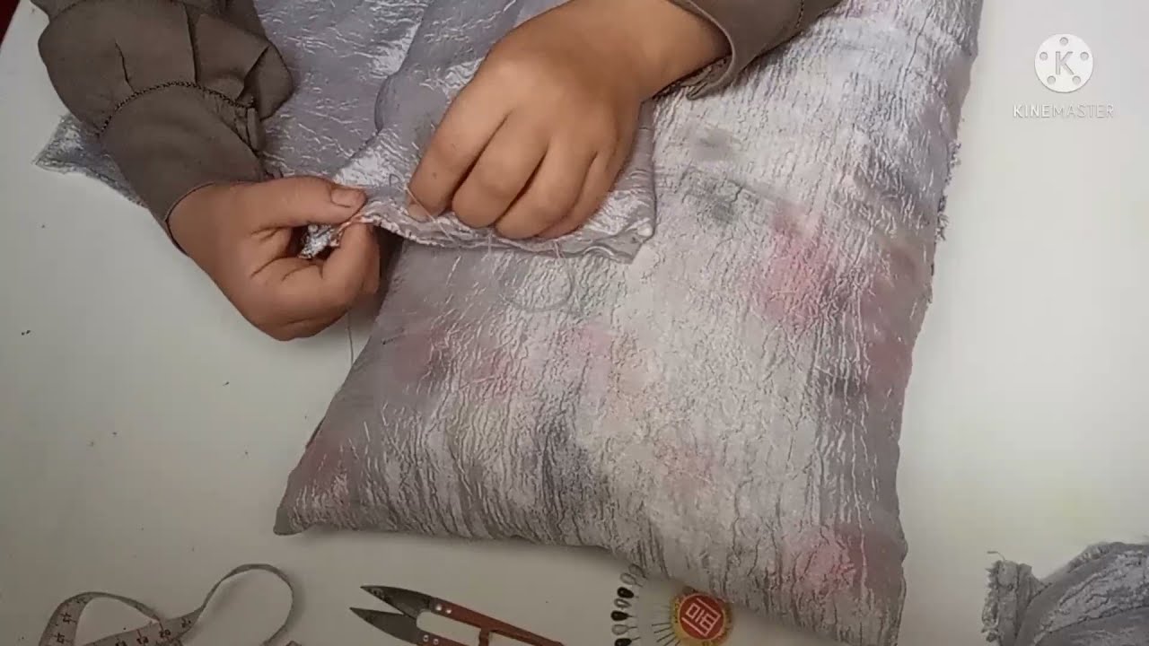 شمرت على دراعي 💪وخيطت مخيدات لسيجوري بيدي ونتيجة كانت رائعة 💪