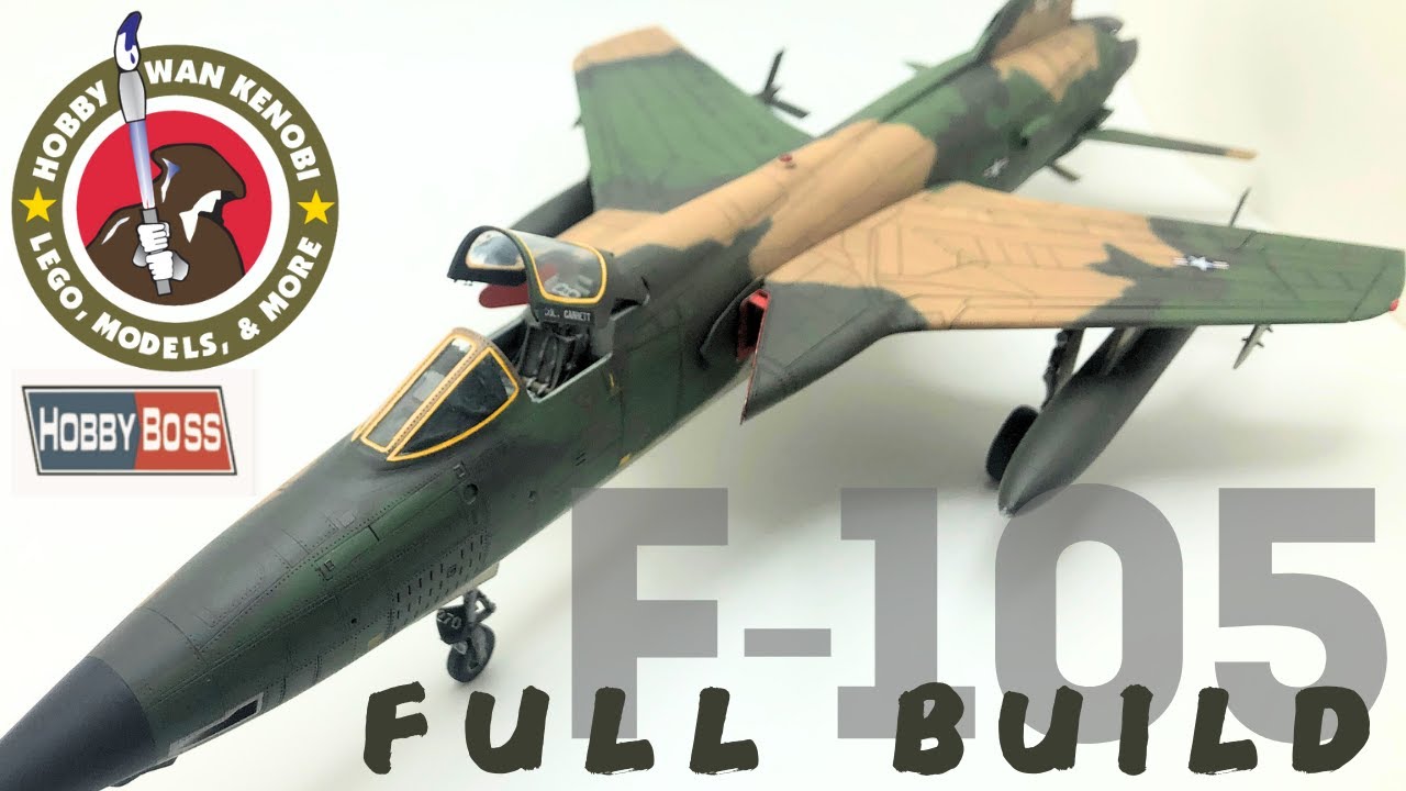 FULL MODEL BUILD AND REVIEW - HobbyBoss F-105D Thunderchief in 1/48