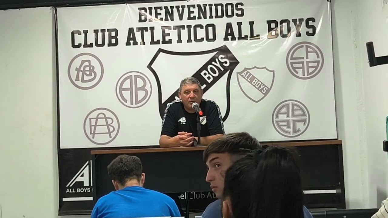 ANÍBAL BIGGERI - RUEDA DE PRENSA // ALL BOYS 0-0 CIUDAD DE BOLÍVAR // PRIMERA NACIONAL 2026