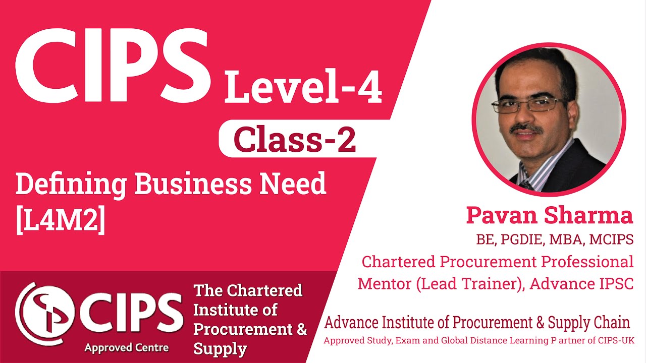 CIPS Level 4 | L4-M2 | Class-2 | Defıning Business Need
