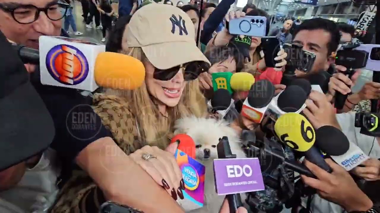 NINEL CONDE Llega a México y se arma el zafarrancho puro empujon risas y preguntas no contestadas 