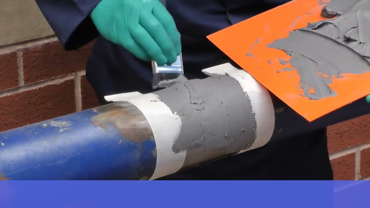 Pipe leak repair with Belzona 1111, 9611 and 9341 epoxy composites (torniquet method)