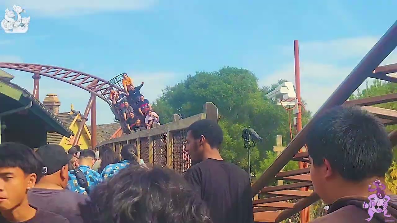 Pony Express: On-Ride and Entrance to Exit Queue POV | Motorbike Coaster at Knott's Berry Farm, 2024