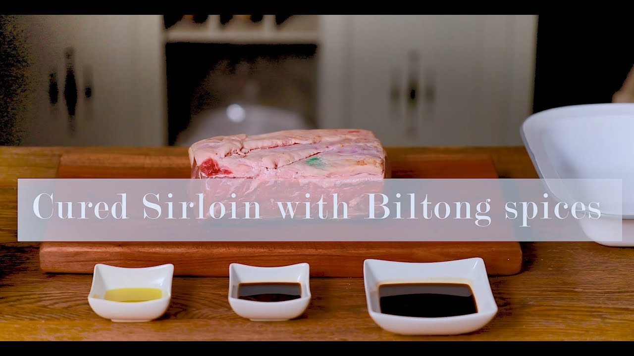 Cured Sirloin with Biltong flavours