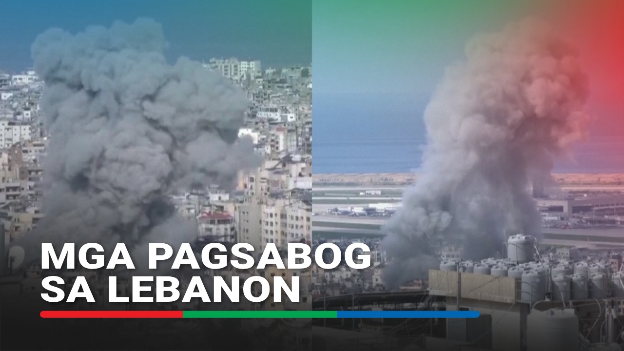 Explosions rock southern Beirut; planes take off from nearby airport
