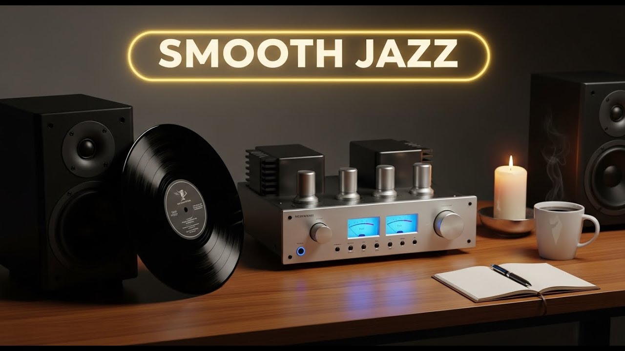 Smooth Jazz Music for Cozy Night Atmosphere 🕯️ Chill Instrumental Jazz