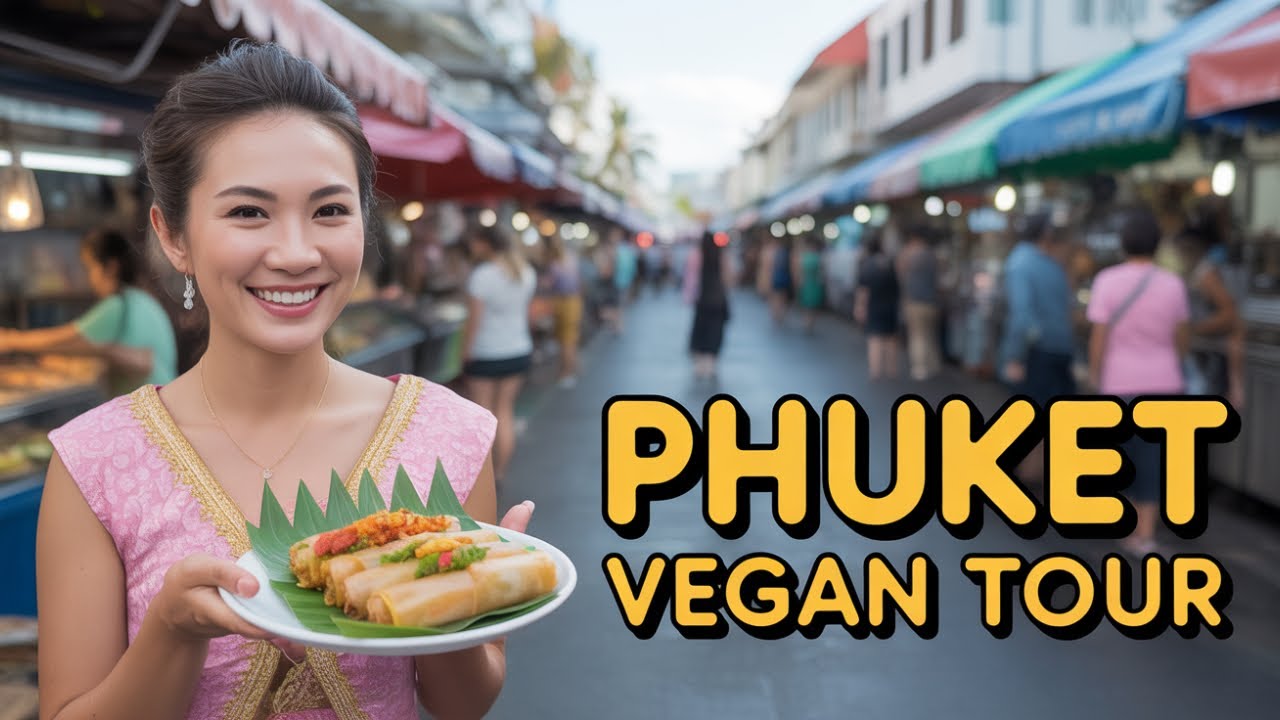Walking Tour: Vegan Food Market Phuket | Jae Festival at Ranong Market #jaefestival 