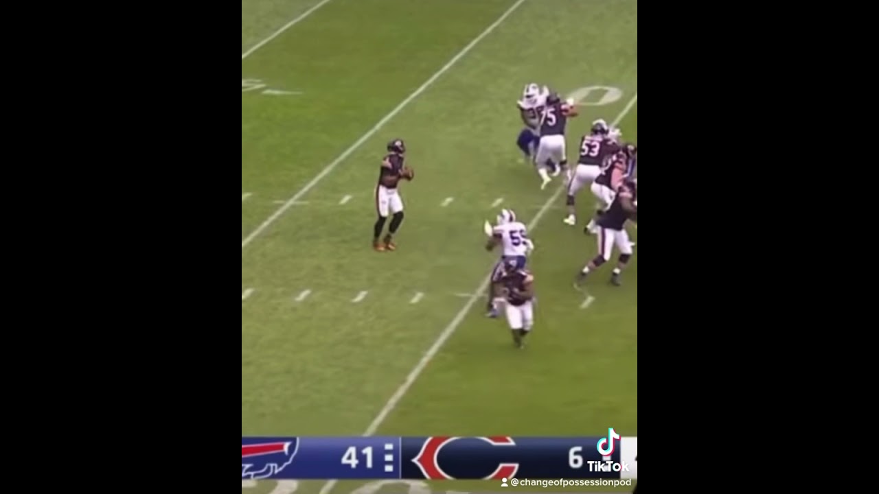 Buffalo Bills v Chicago Bears: Justin Fields gets introduced to NFL Football