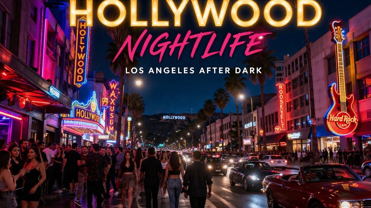 HOLLYWOOD NIGHTLIFE 🔥 LOS ANGELES AFTER DARK