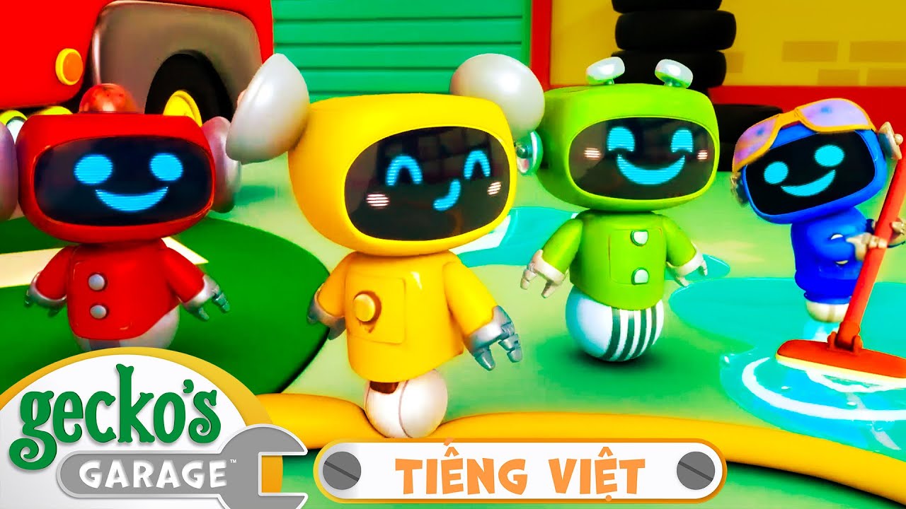 Xe Cứu Hỏa VUI NHỘN!!! | Xe TảI Dành Cho Trẻ Em | Gecko’s Garage Tiếng Việt