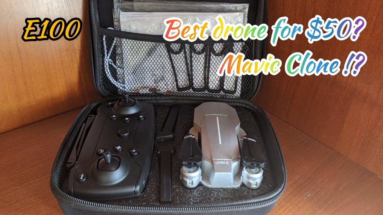 UNBOXING drone E100 4K ALIEXPERSS
