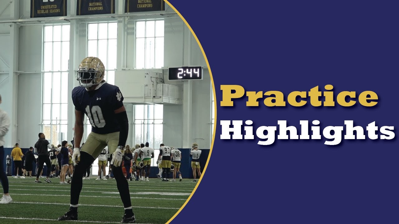 Notre Dame Football Orange Bowl Practice Highlights