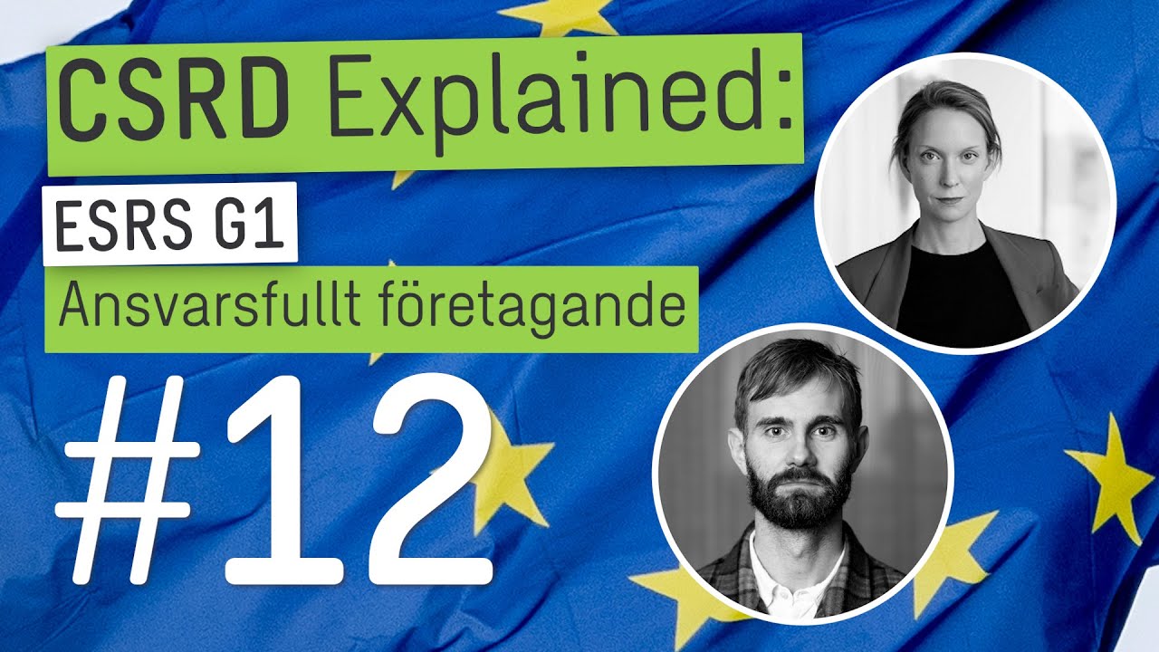 ESRS G1 – Ansvarsfullt företagande