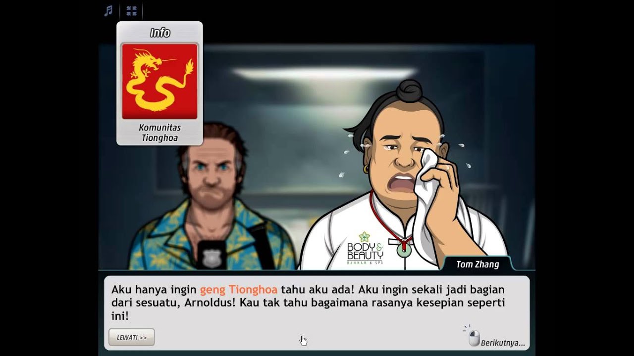 Criminal Case, Pacific Bay. Kasus #13 - Janji Ketimuran