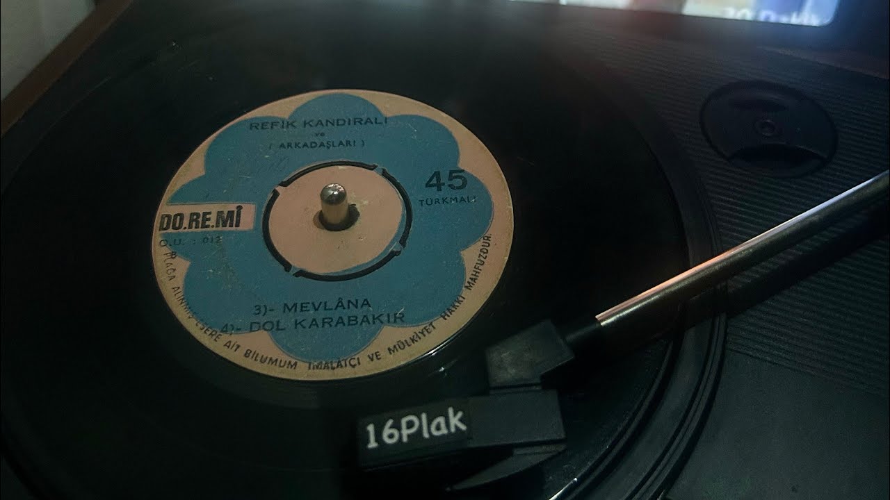 REFİK KANDIRALI - Mevlana & Dol Karabakır (Plak Kayıt / Vinyl Record)