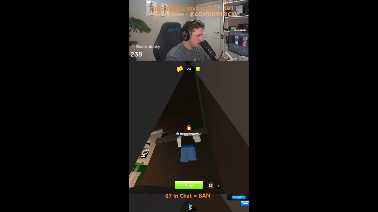 🔴Playing With Viewers🔴 110 FOV What You Saying #roblox #rivals #shorts