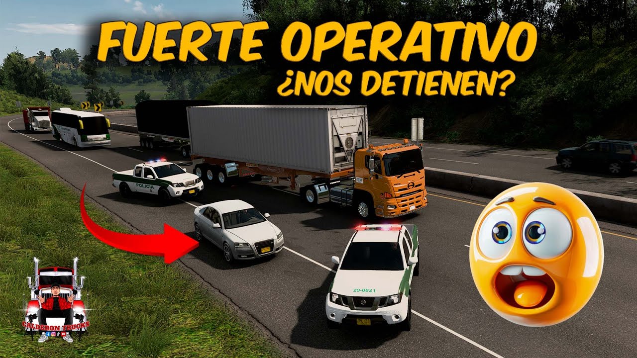 FUERTE OPERATIVO ¿Nos detienen? | American Truck Simulator