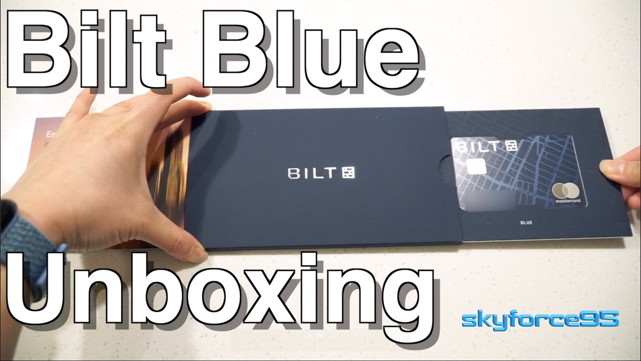 Распаковка и активация кредитной карты Bilt Blue.
