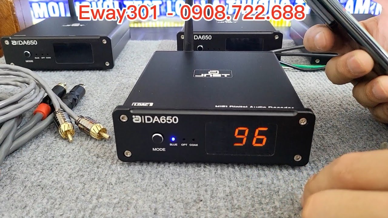 Đầu DAC DA650-JNET Optical/Coaxial/Bluetooth 5.1