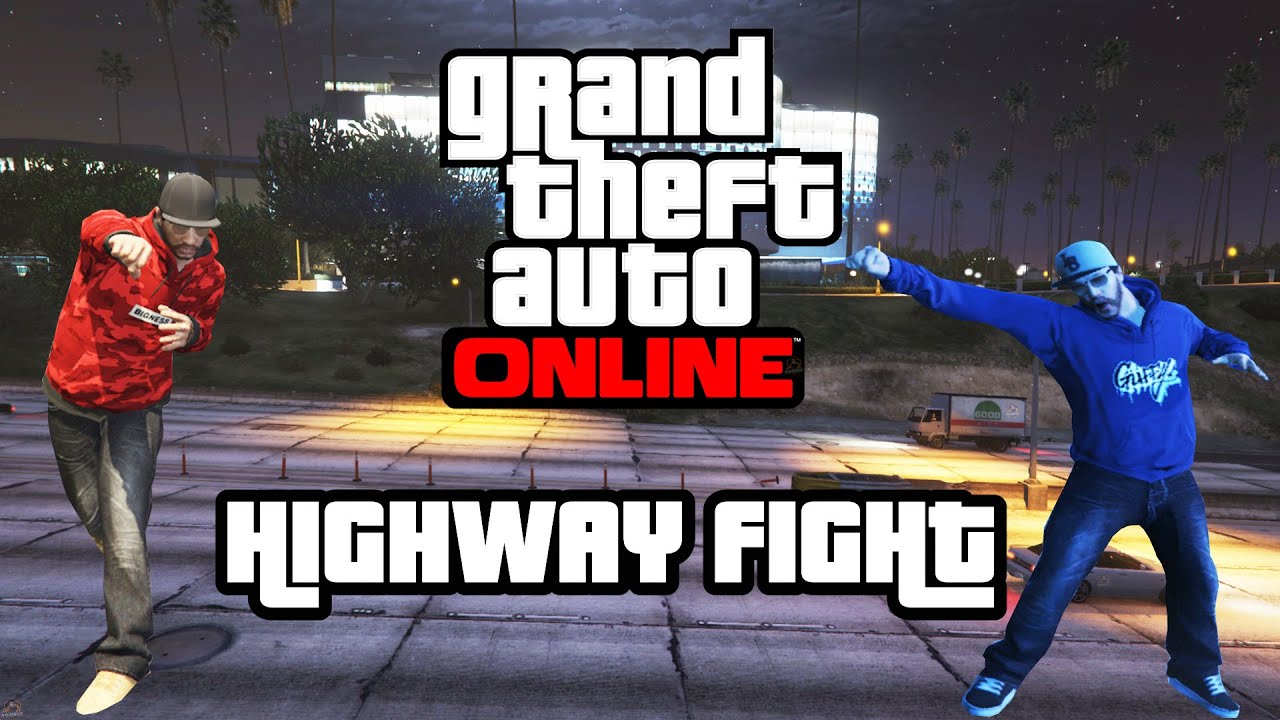 GTA 5 Highway Fight