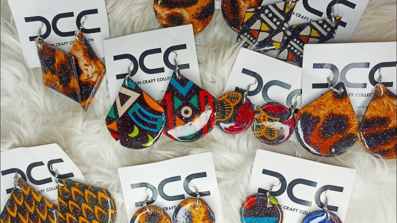 HOW TO WATERPROOF ANKARA EARRINGS STEP BY STEP