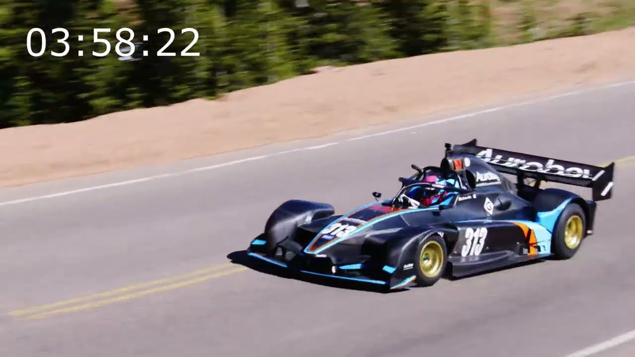 Multi-Angle Camera Footage of the WOLF AUROBAY GB08 2.0 HP at Pikes Peak International Hill Climb