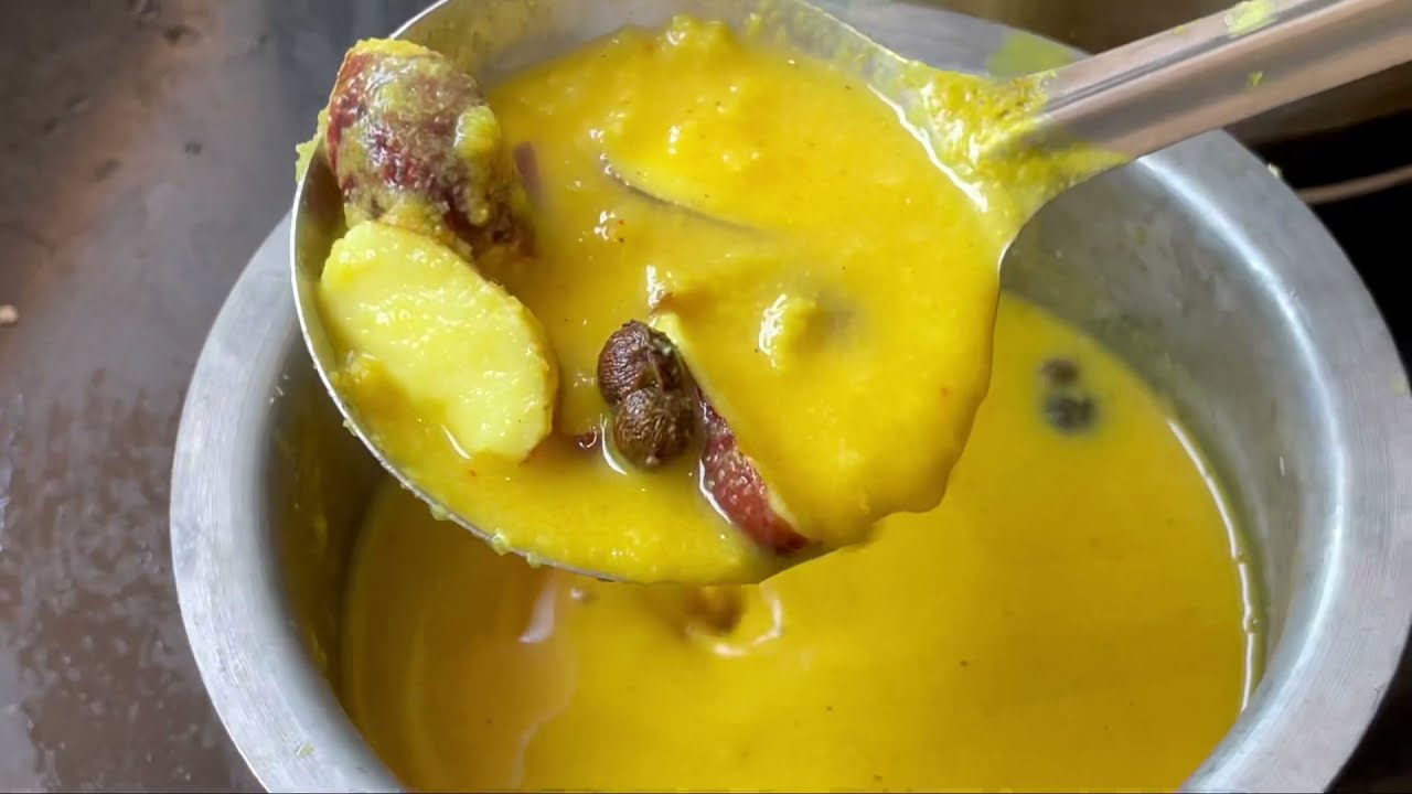 Bhikna cho ros / jackfruit seed recipe | bhikna galun dalicho ros / kathal recipe #superfoods