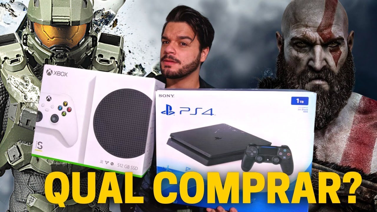 PLAYSTATION 4 ou XBOX SERIES S, QUAL COMPRAR?