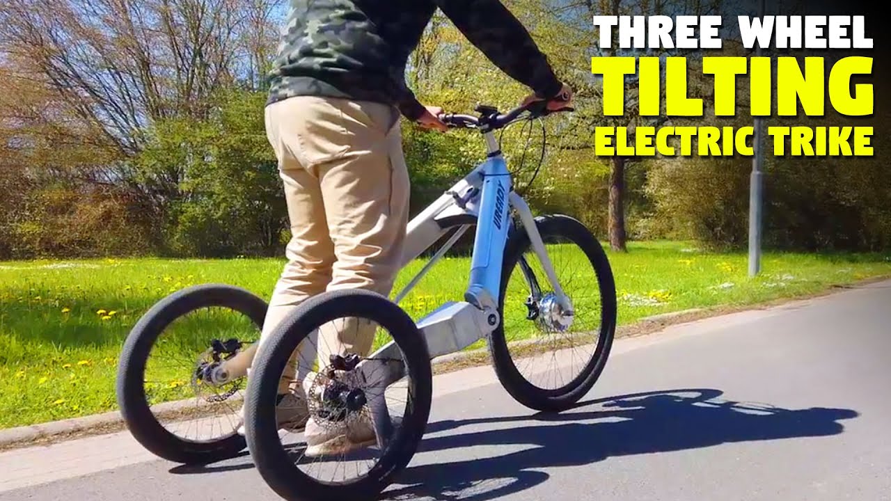 Riding This Three Wheel Tilting Electric Trike Feels Like Riding a Jet Ski