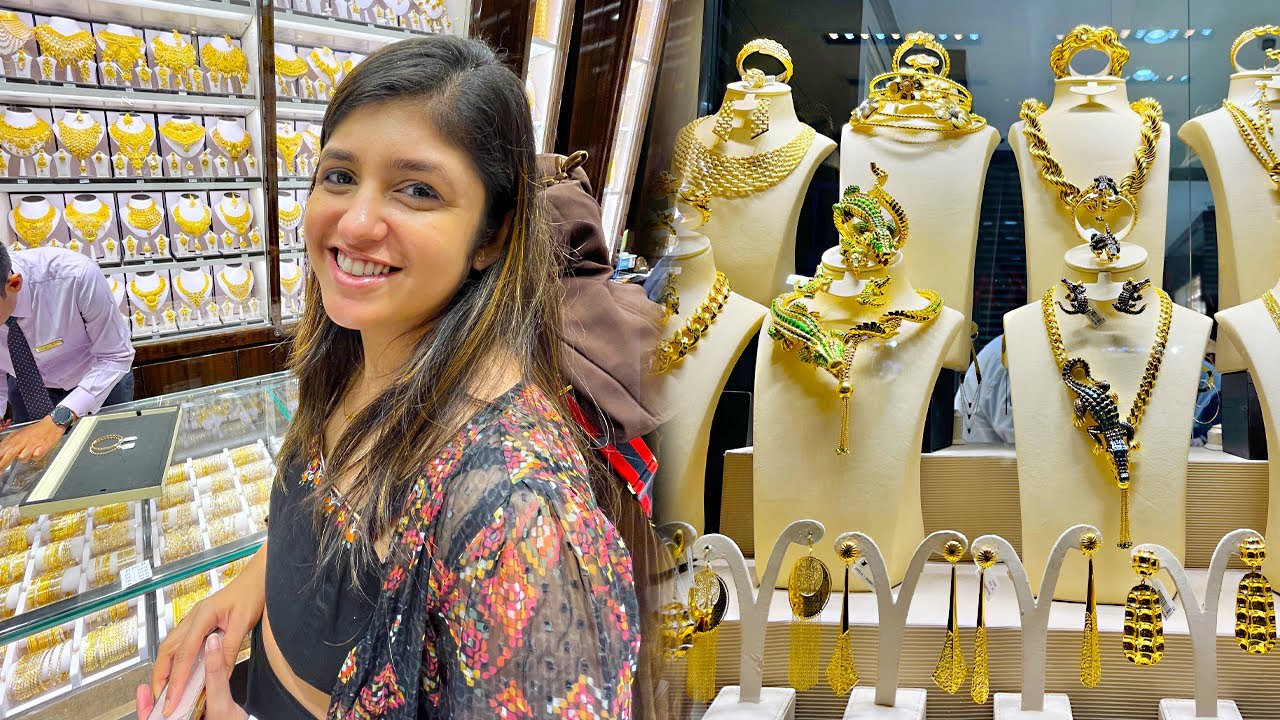 Dubai Gold Souk থেকে সোনা কিনলাম | কুমীর Design এর গয়না🐊😯| দুবাইয়ের Arsalan এ বিরিয়ানি