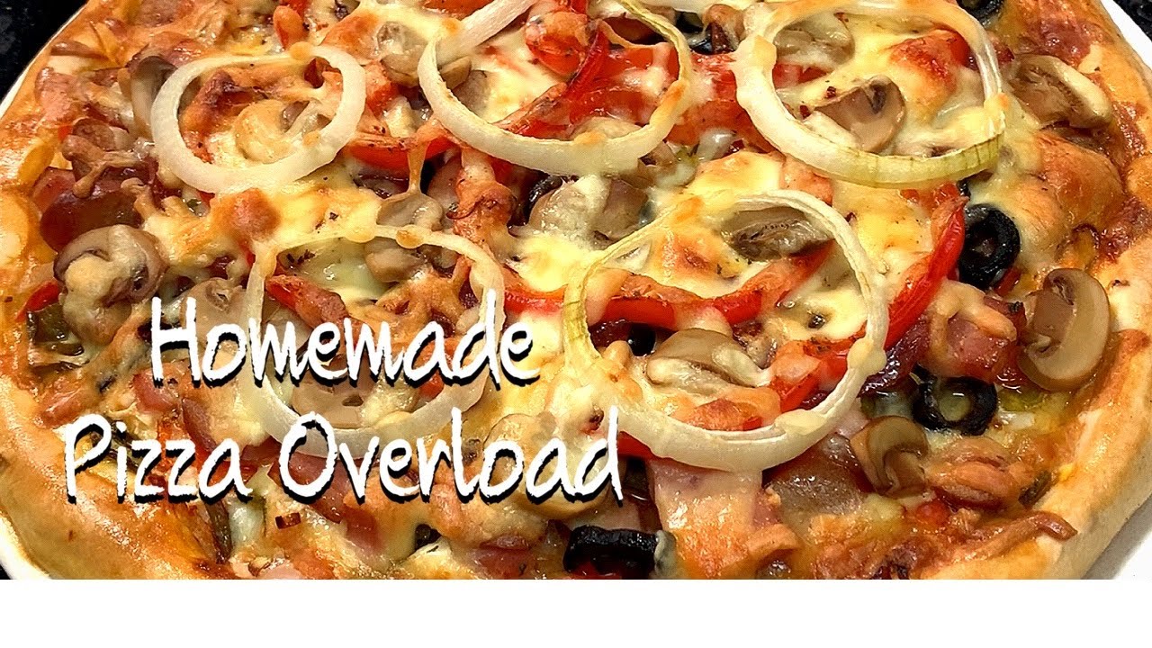 Homemade Pizza Overload #pizza