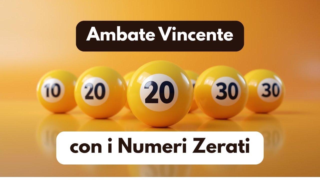 Ambate vincente con i numeri zerati