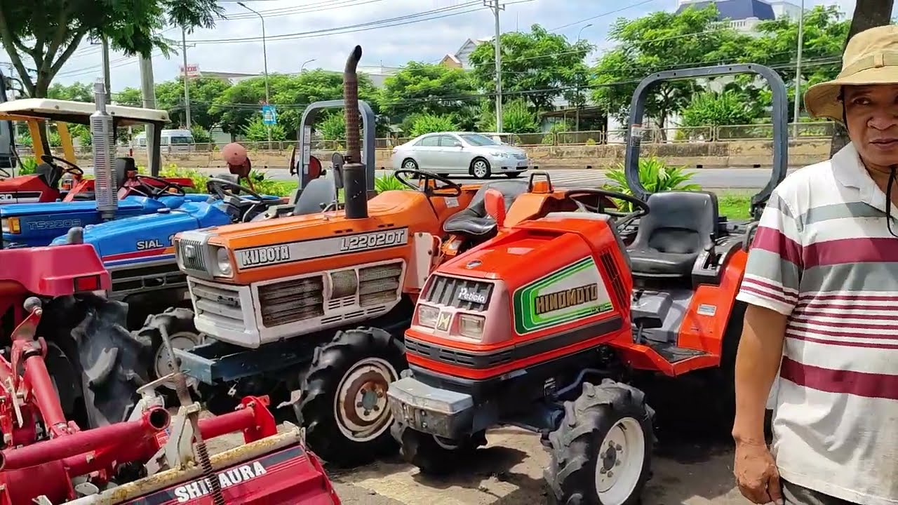 Ông Chủ nông cơ trí linh báo giá 20 chiếc máy cày mới về, xe đẹp bao zin nhật bãi.