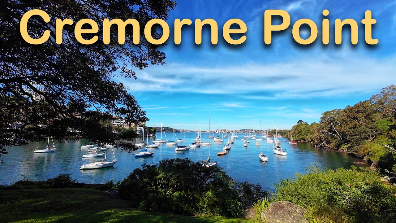 Cremorne Point Walking Tour | Breathtaking Sydney Harbour Views in 4K