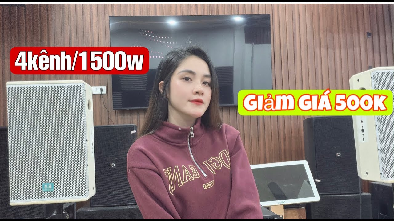 Đẩy 4kênh/1500w vang x5 giá 1tr500k giá rẻ hát mượt luôn ☎️0846,396,333