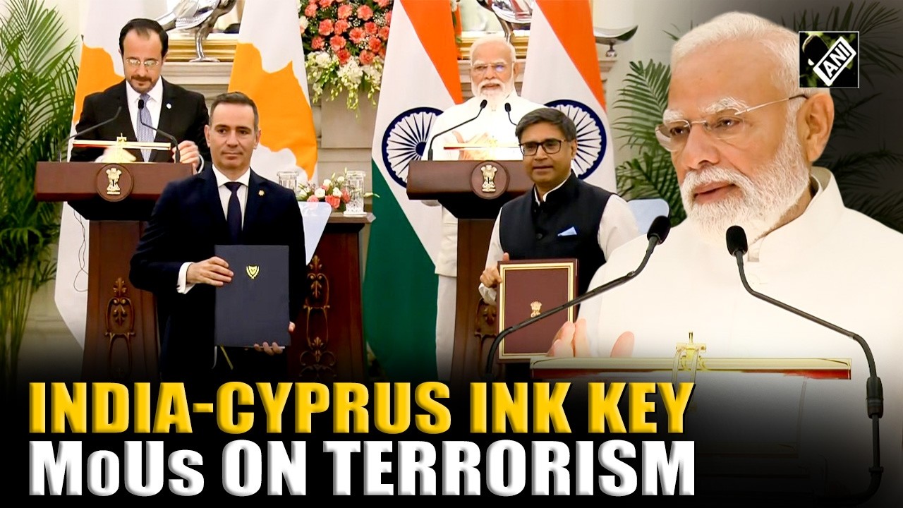 PM Modi and Cyprus Prez Nikos hold joint press statement as India-Cyprus sign key MoUs