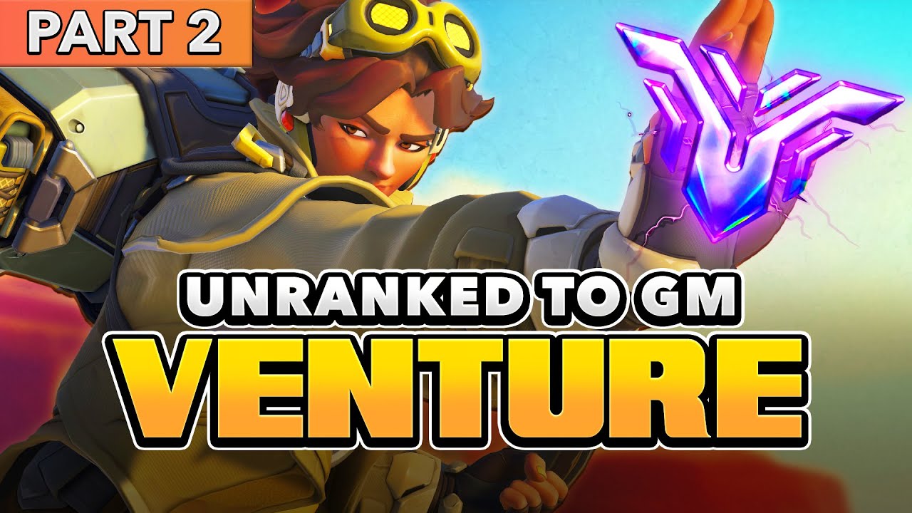 Unranked to GM Venture w/80% Winrate (Part 2) | Overwatch 2 #overwatch2