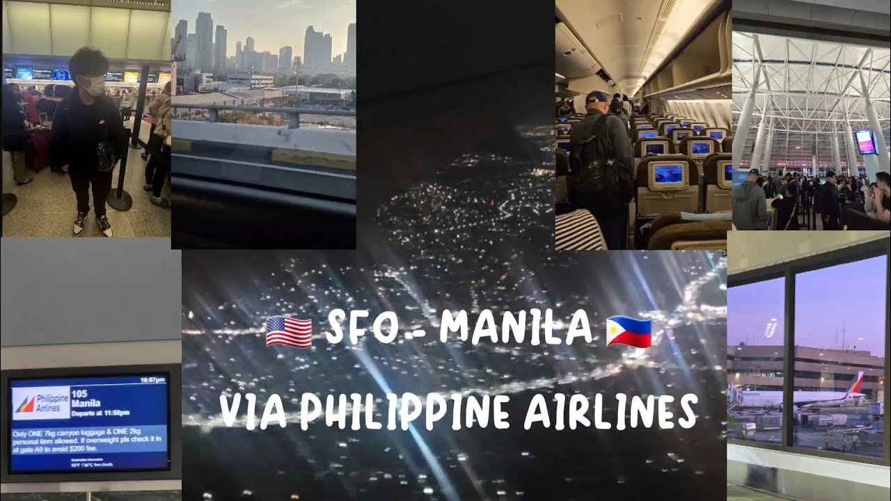 San Francisco to Manila via Philippine Airlines - Economy Class Direct Flight