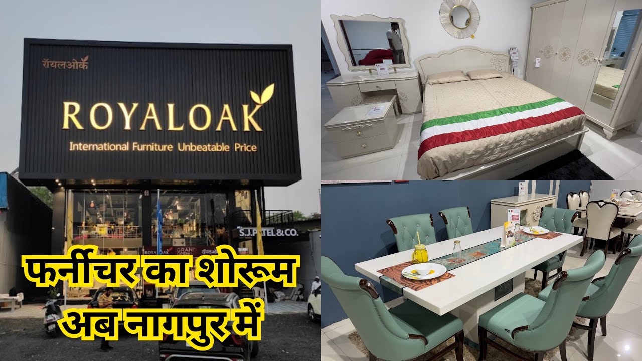 Biggest furniture showroom in Nagpur | Luxury furniture, Home Office Outdoor furniture | #Royaloak