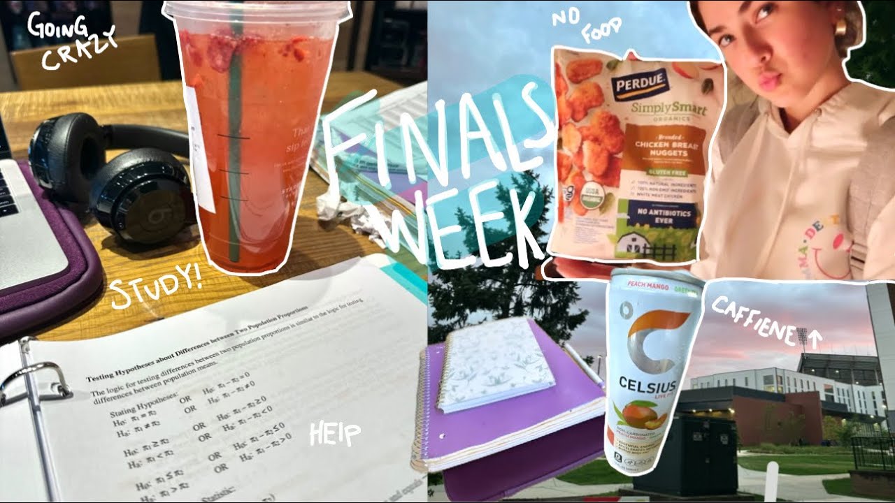 what finals week (aka the most chaotic & stressful week of college) is like!!!!